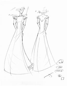 Wedding Dress By William Shepherd Designs